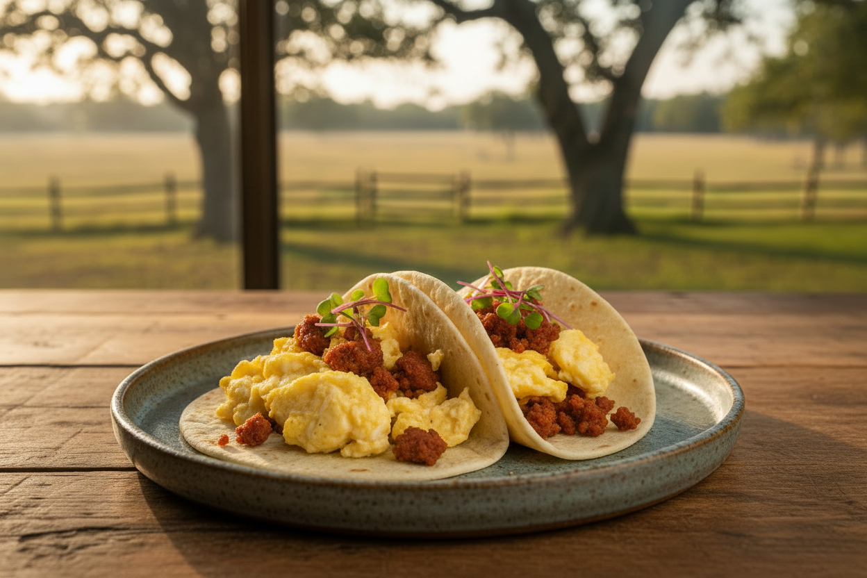 Rambo Radish Breakfast Tacos